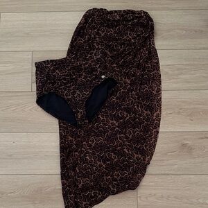 Leopard Print Skirt Set